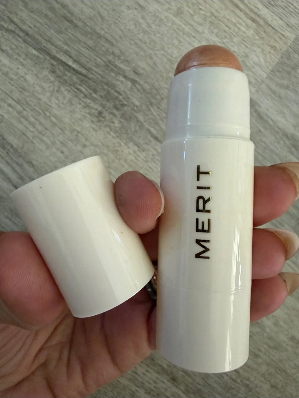 MERIT Cream Highlighting Stick in Citrine